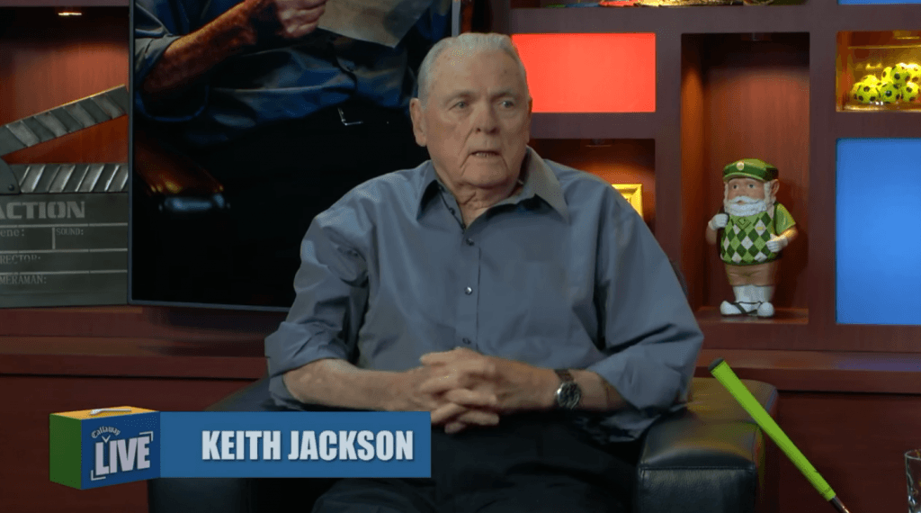 Legendary broadcaster Keith Jackson passed away The Stiff Shaft